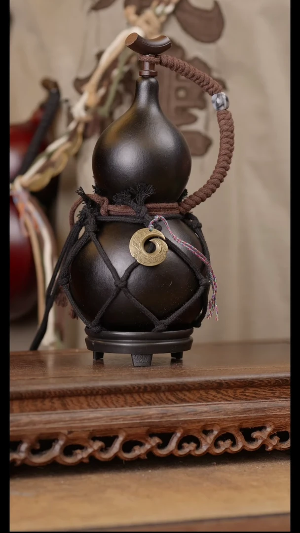 93号精品天然大漆酒葫芦一物一拍~