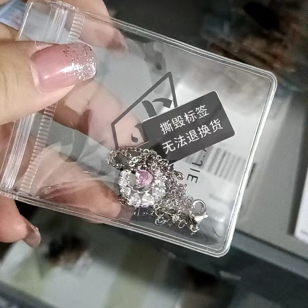 坠链均925银合成锆石 ASA. J I E 简约百搭项链PPXL28