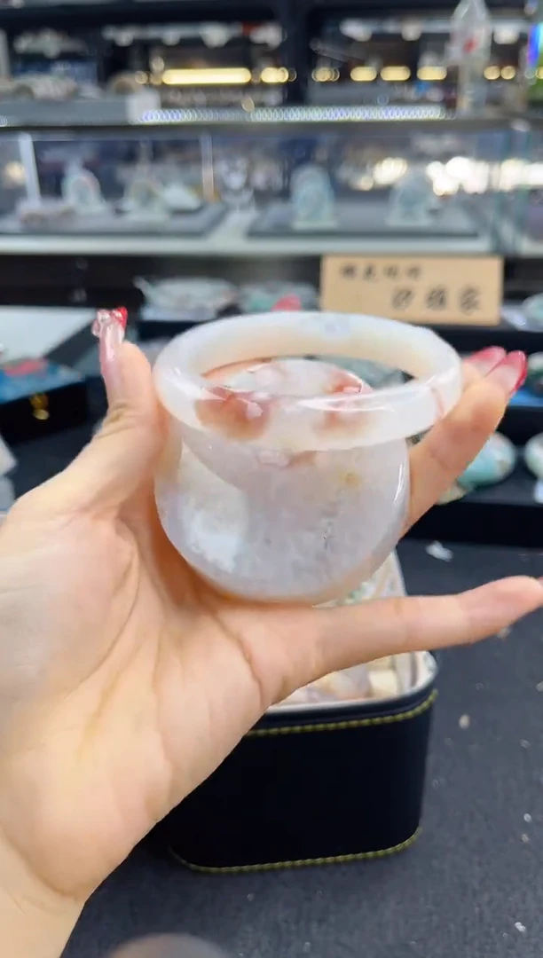 未镶嵌手镯石英质玉65圈口 （赠品镯心）330156