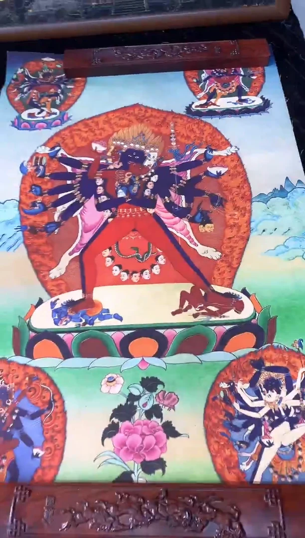 卷轴画035胜乐金刚