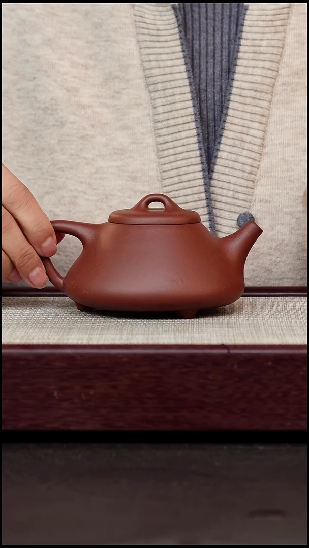 茶杯紫砂小红泥子冶