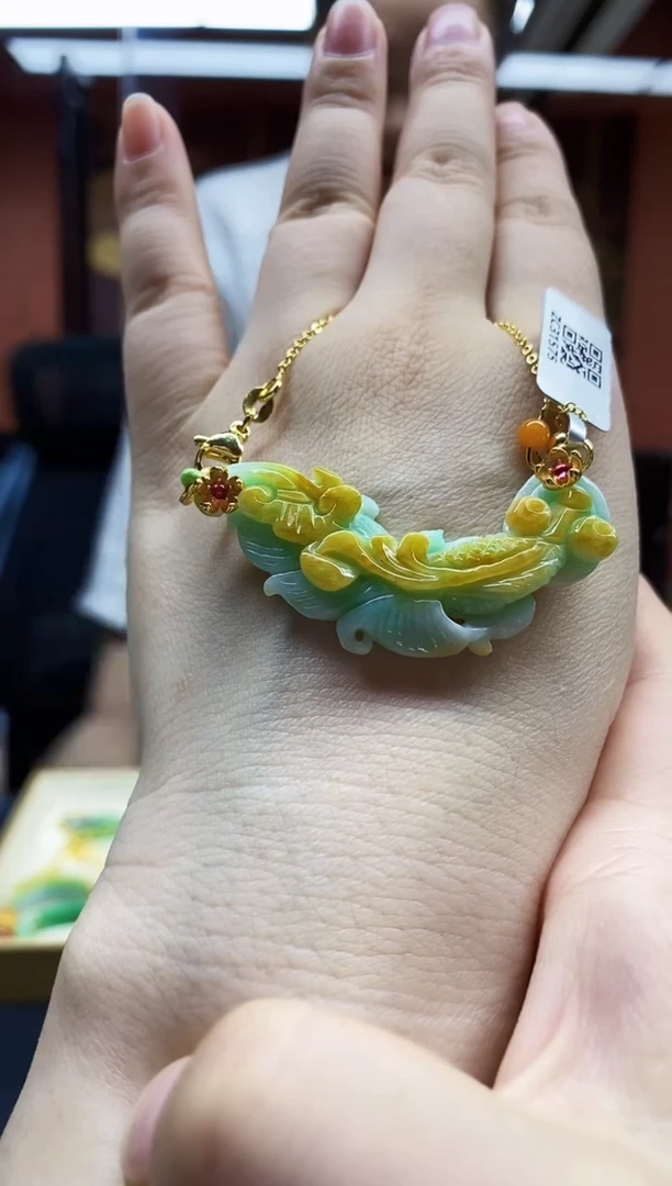 颈饰未镶嵌翡翠翡翠吊坠