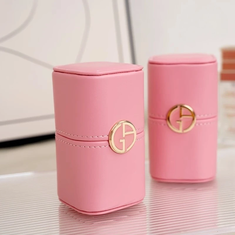 【A510】阿玛尼粉色香水收纳盒（带盒）化妆品收纳盒精致时尚高颜值