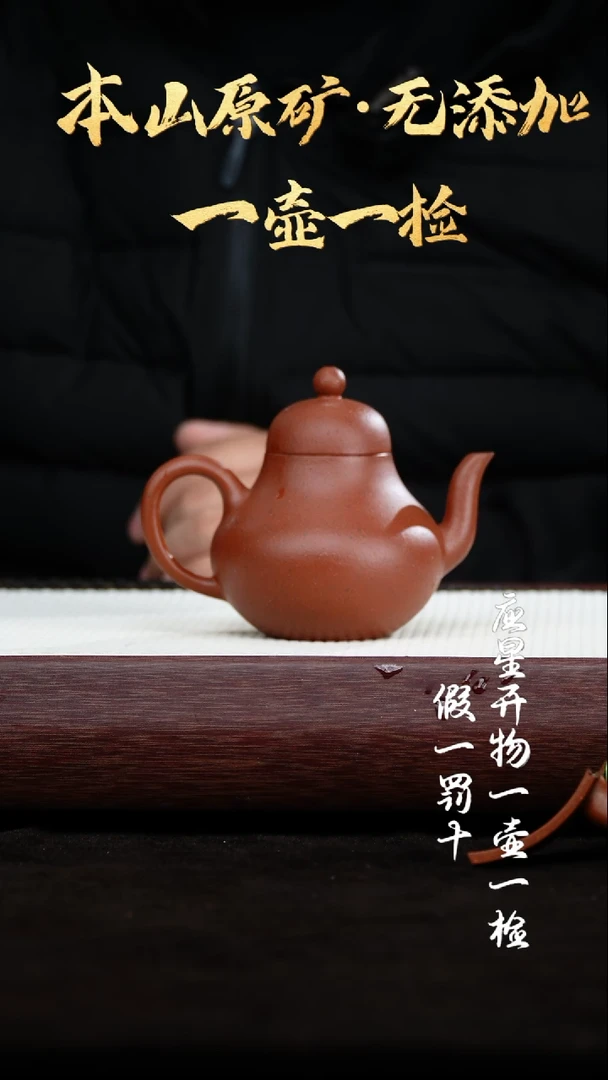 【闪购商品】紫砂茶壶小煤窑朱泥 思婷 170cc