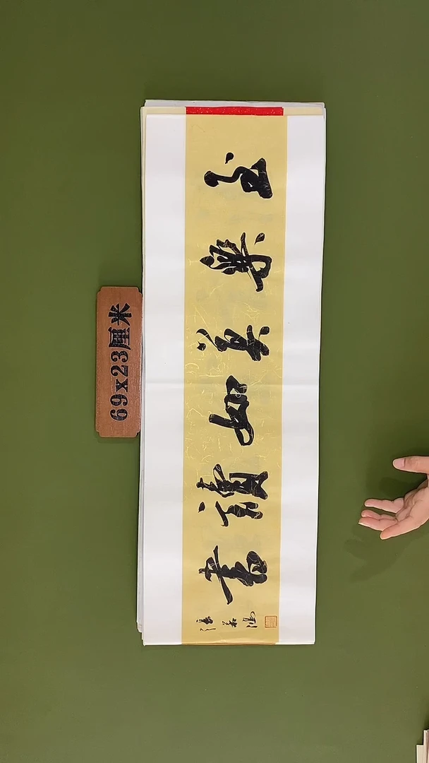 书法书法 张若鸿 尺寸69cm*23cm
