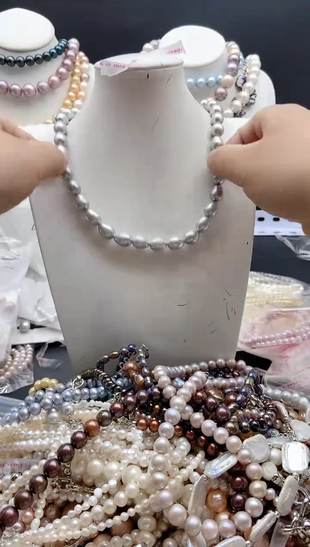 淡水珍珠未镶嵌颈饰1