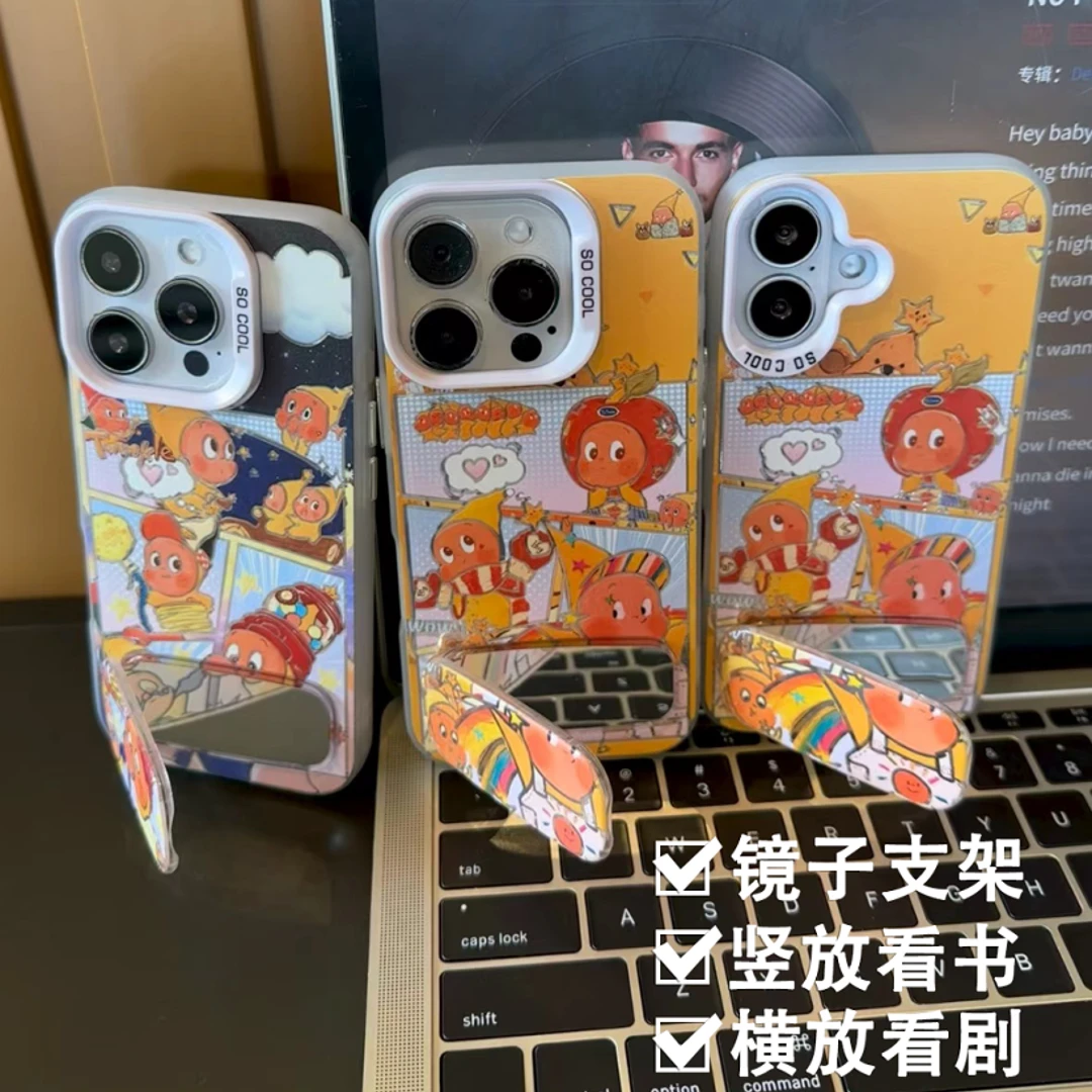 可爱星星人适用苹果17Promax支架16手机壳vivo华为小米15oppo一加