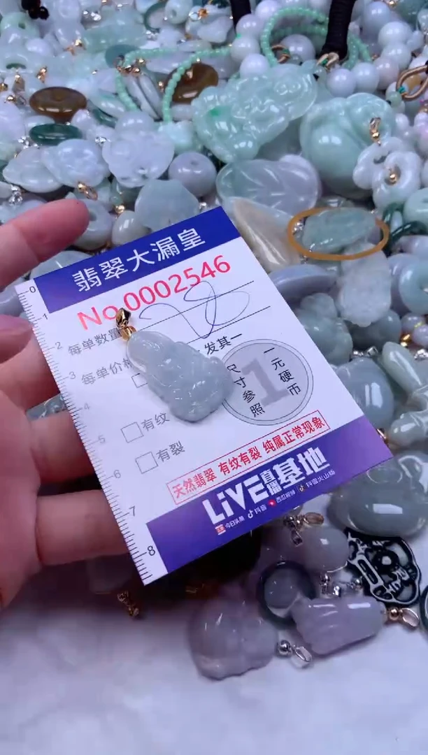 吊坠(不含链)未镶嵌翡翠2546