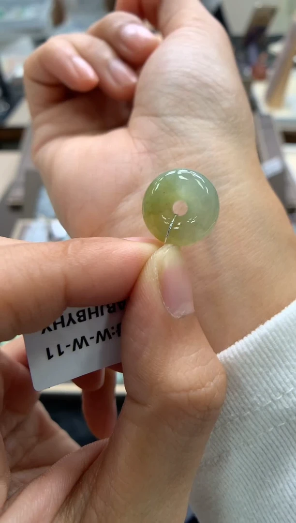 颈饰未镶嵌翡翠甜甜圈