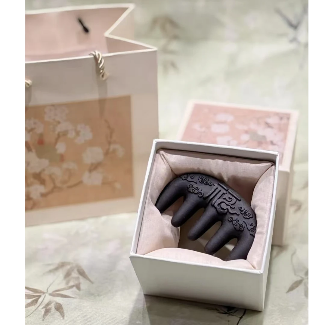 福云在天药香梳，拢住青丝，也拢住心神梳子家用正宗