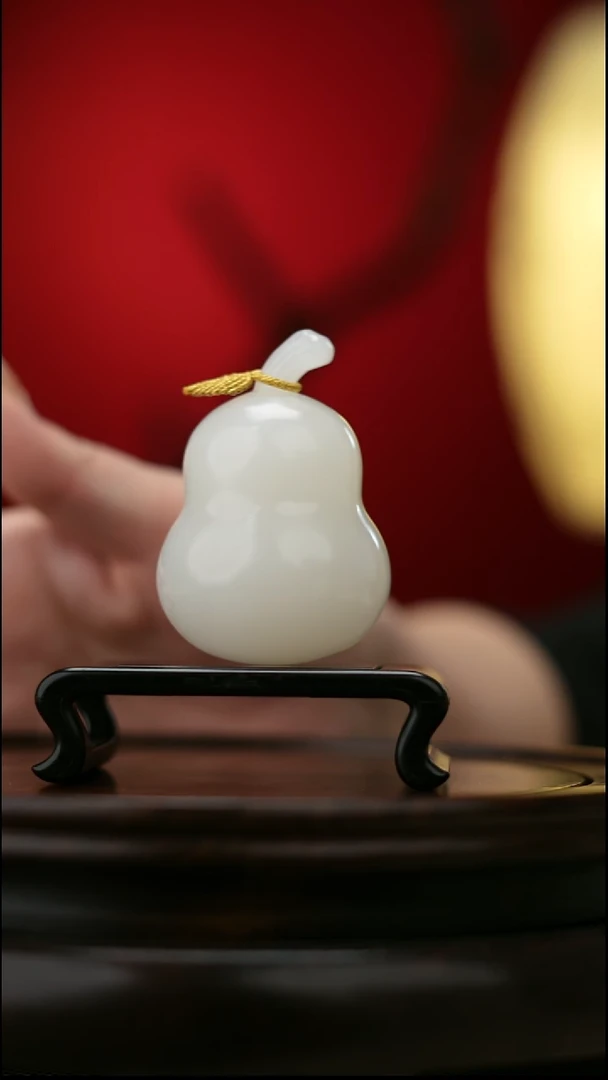 玉【梨形葫芦】天然玉石手把件
