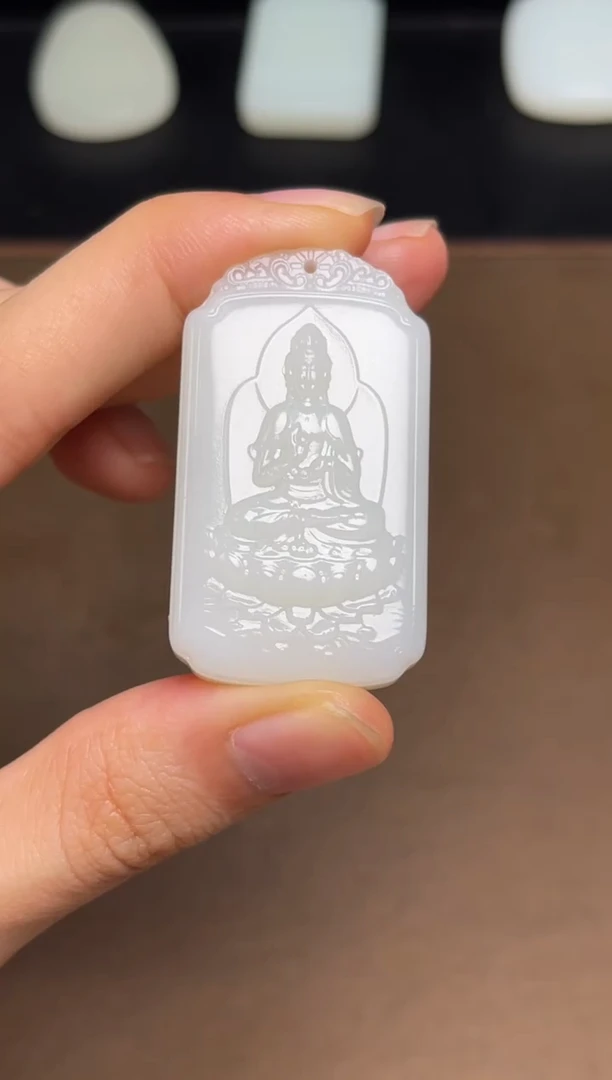 和田玉未镶嵌颈饰56