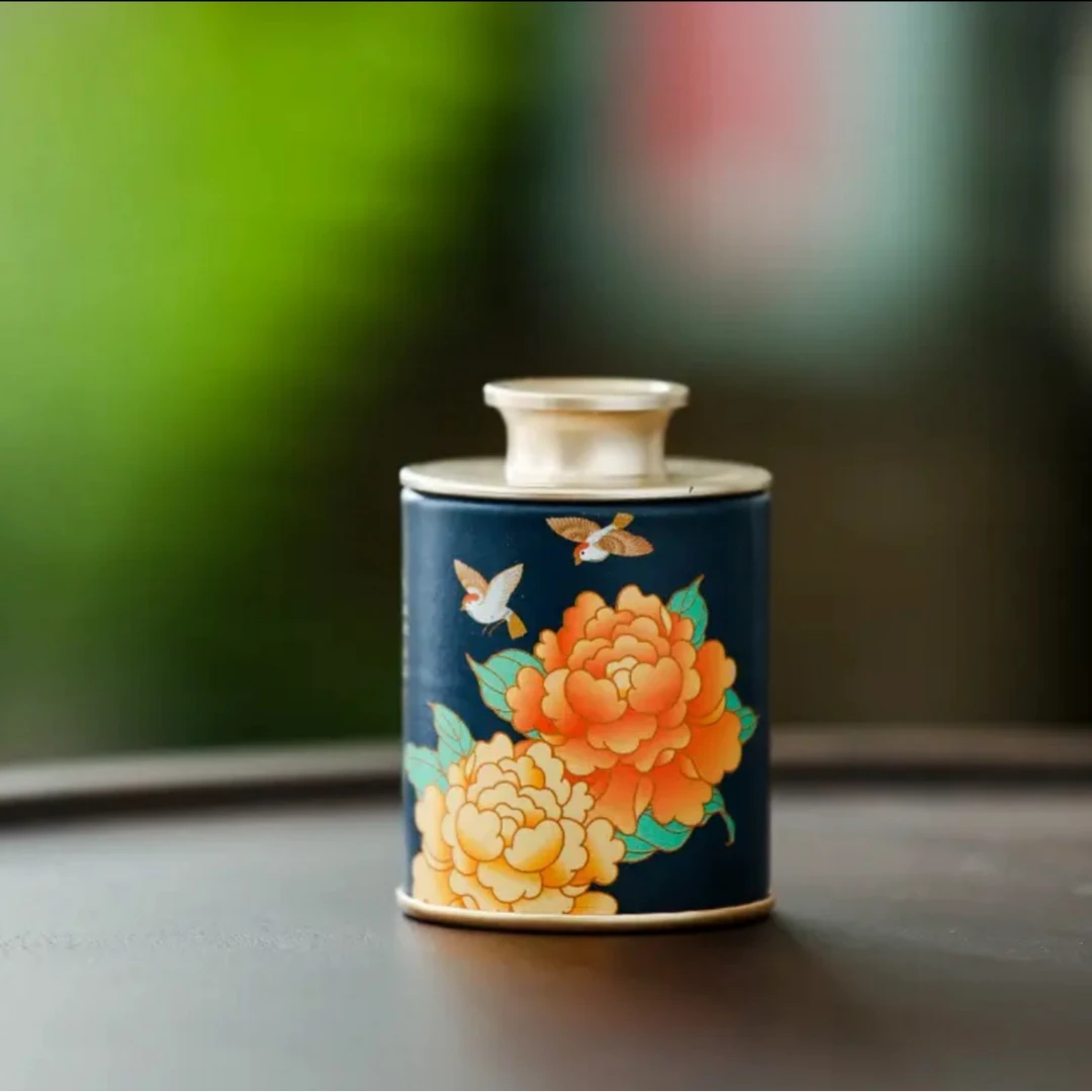 茉莉六堡茶罐装窖藏散装花茶茶叶