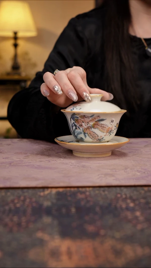 杯景德镇陶瓷杯碗柴烧多人