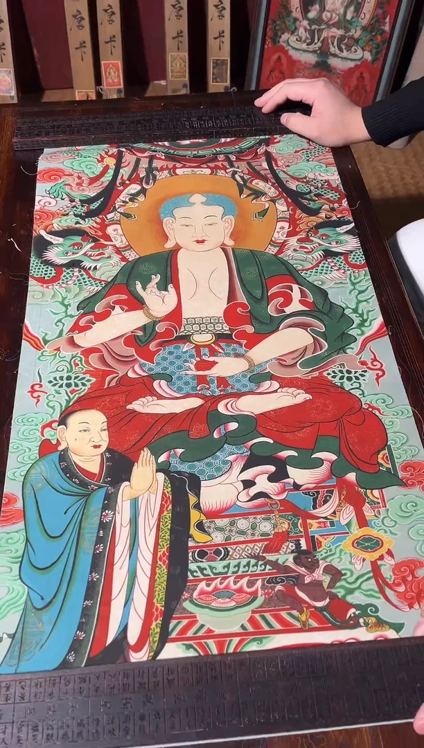 卷轴画东东唐卡tk16