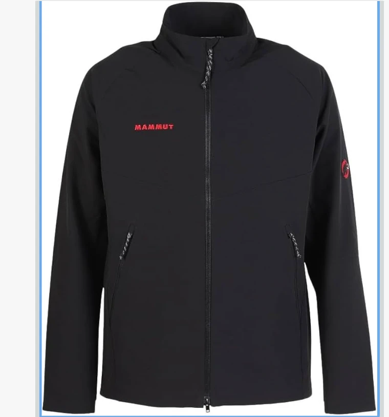 Mammut/猛犸象亚洲版MACUN立领红象刺绣防风防泼水软壳夹克03050