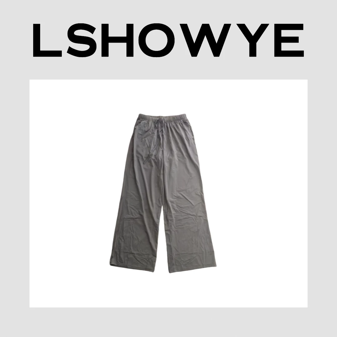 LSHOWYE｜凉感双抽绳直筒休闲裤 WF100A00