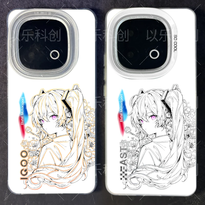 初音未来适用于小米华为iqoo15neo10软边一加极光手机壳