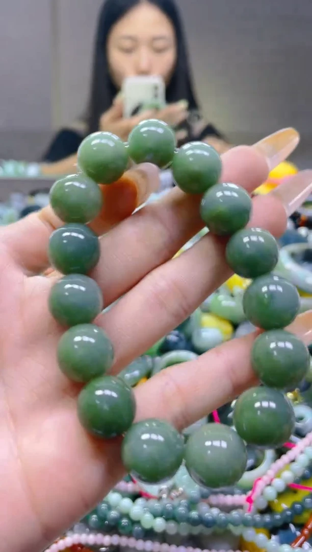 翡翠未镶嵌颈饰13MM/R/翡翠A货一图一物