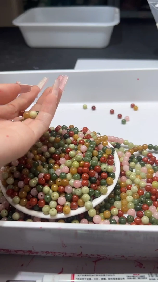 未镶嵌颈饰玛瑙/玉髓w1396阿拉善6mm*30颗