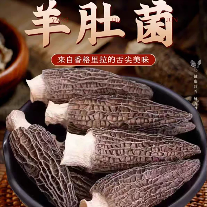 【无干燥剂】云南羊肚菌干货煲汤营养美味适合炖煮靓汤