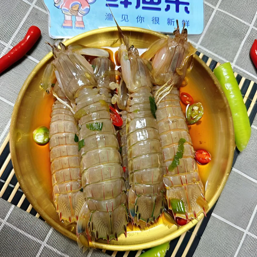 生腌皮皮虾潮汕口味哦美味新鲜顺丰包邮