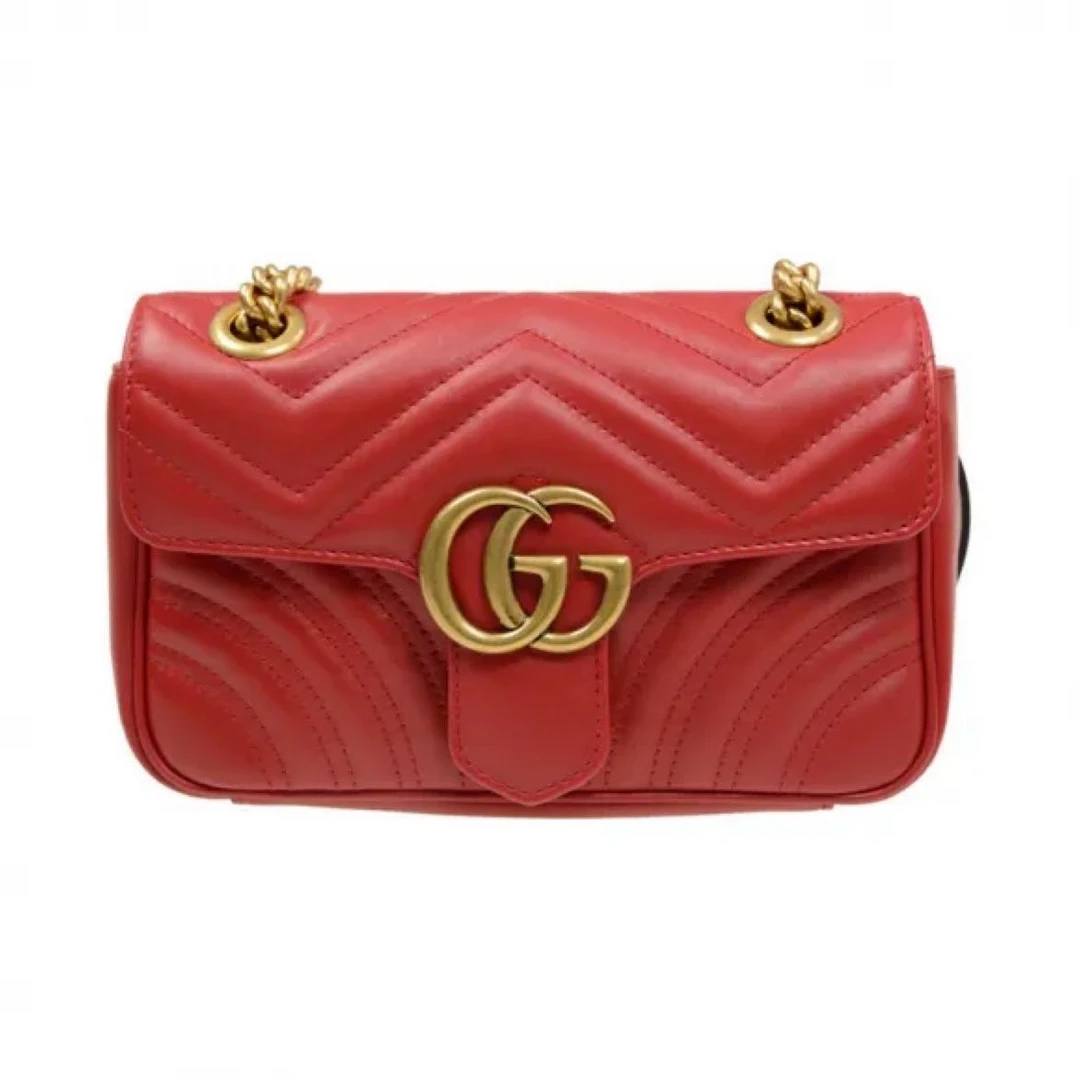 99新 GUCCI/古驰 99新古驰红金马蒙22斜跨包