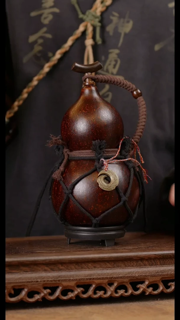 89号精品天然大漆酒葫芦一物一拍~