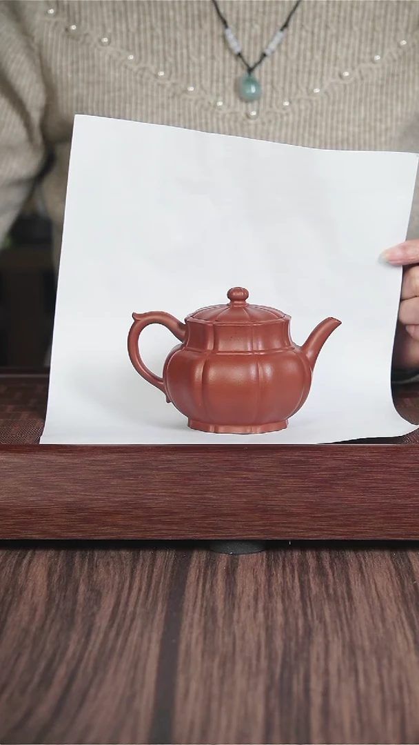 【闪购商品】紫砂茶壶朱泥 筋纹 剑心