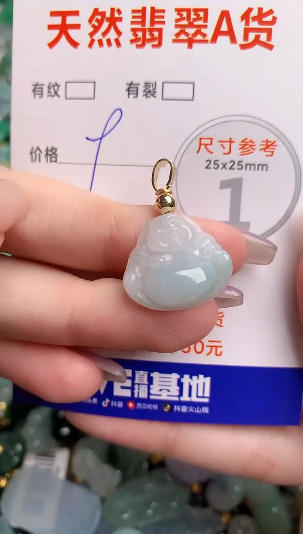 翡翠未镶嵌颈饰14003101