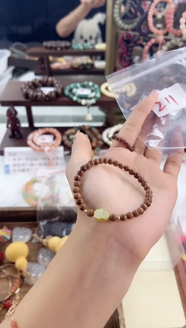 【闪购商品】库克手串合金库克带小葫芦单圈手串211