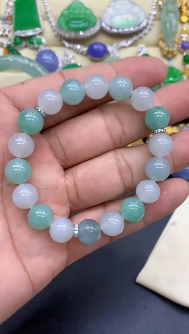 未镶嵌手串翡翠119-中国好珍宝