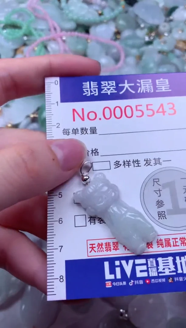 吊坠(不含链)未镶嵌翡翠5543