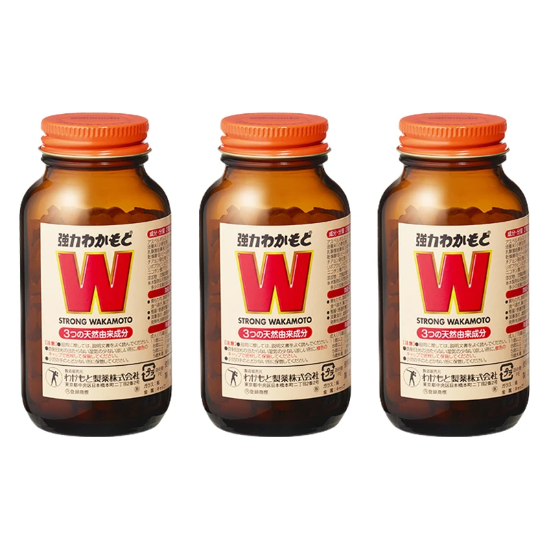 WAKAMOTO若素酵素益生菌片300粒*3瓶小瓶便携