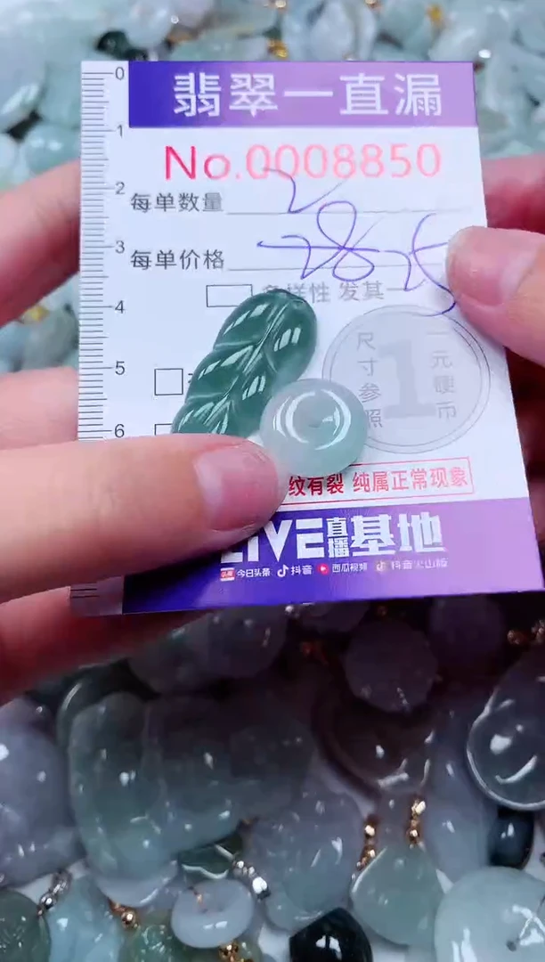 吊坠(不含链)未镶嵌翡翠8850