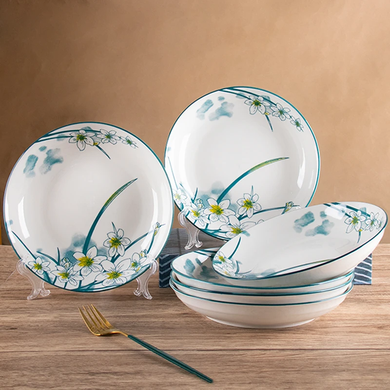 8英寸水仙花圆盘6个装 破损找客服补发【微瑕介意勿拍 勿中差评】