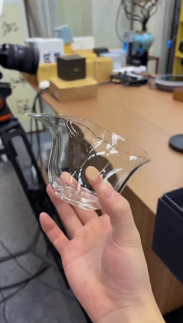 风谜一叶扁舟无耳茶海透明色