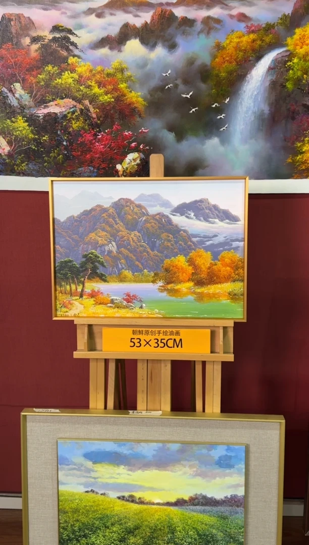 油画【21号】朝鲜原创纯手绘孤品油画丨顺丰包邮