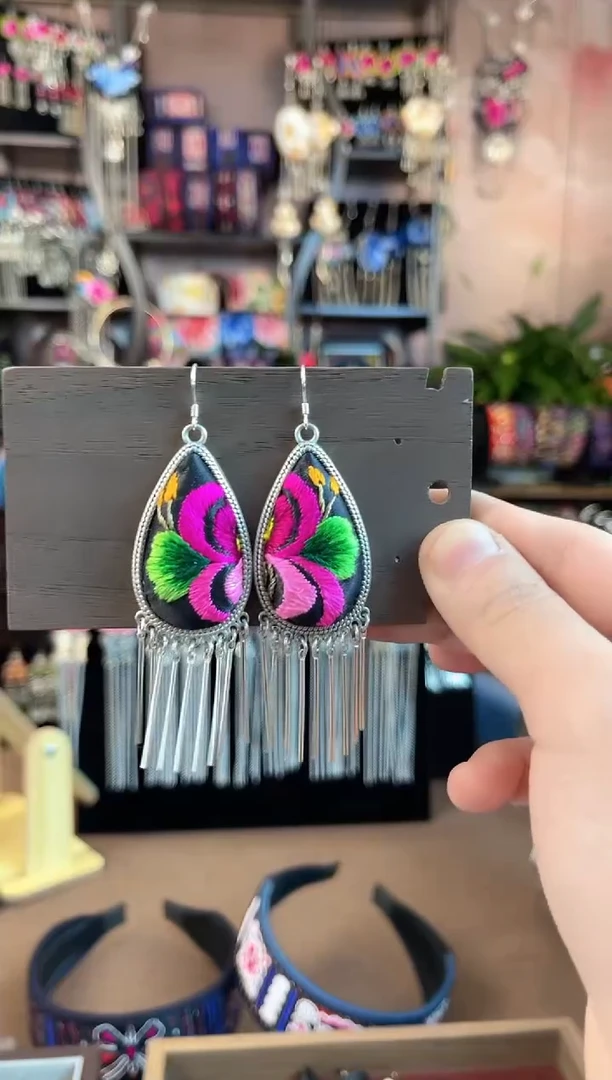 织绣民族风手工非遗老绣饰品292