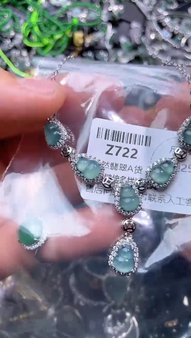 【闪购商品】翡翠颈饰未镶嵌Z722项链