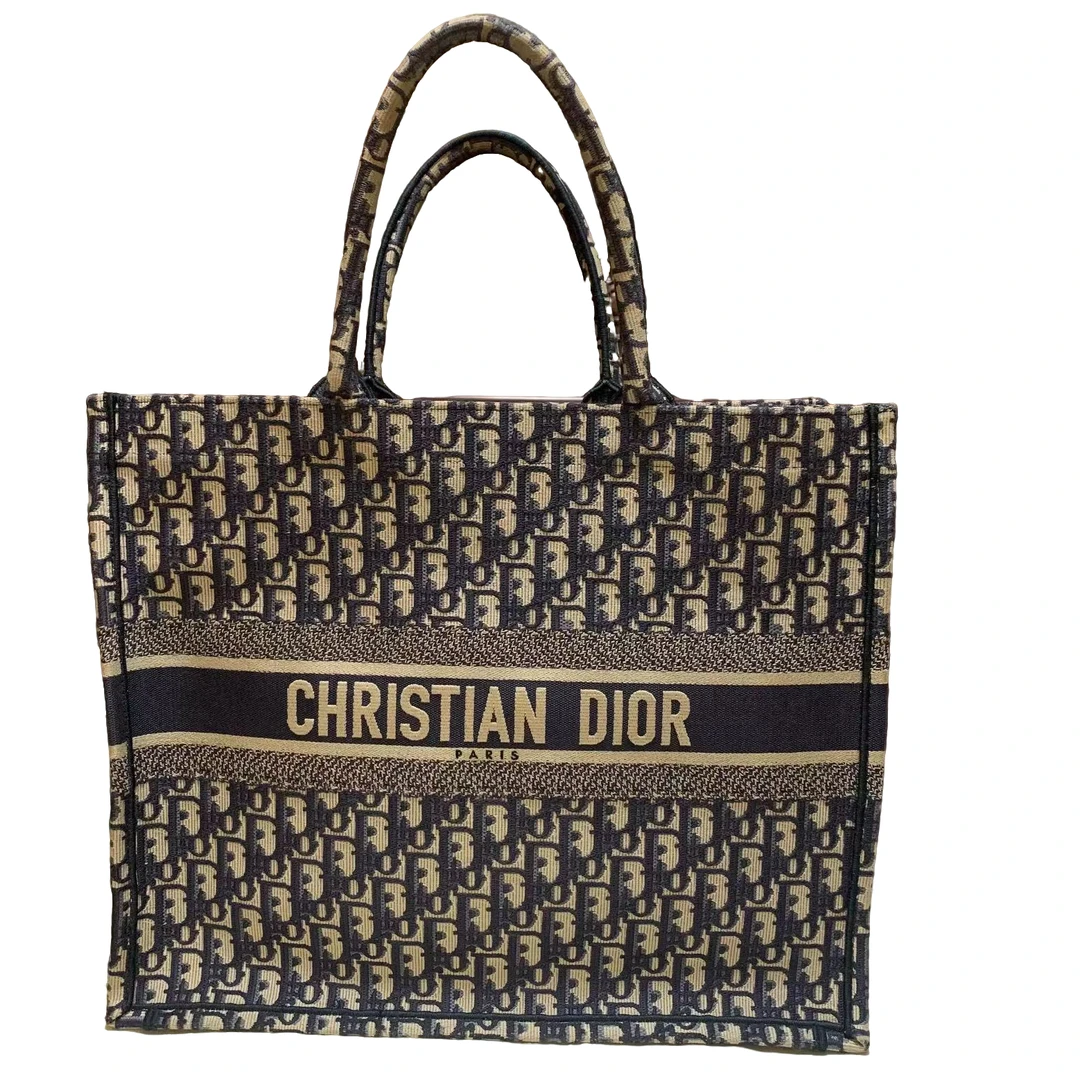 95新 DIOR/迪奥 DIOR/迪奥 大号老花tote手提包bwz9714