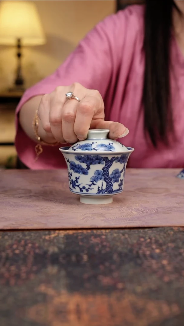 杯景德镇陶瓷杯碗柴烧多人