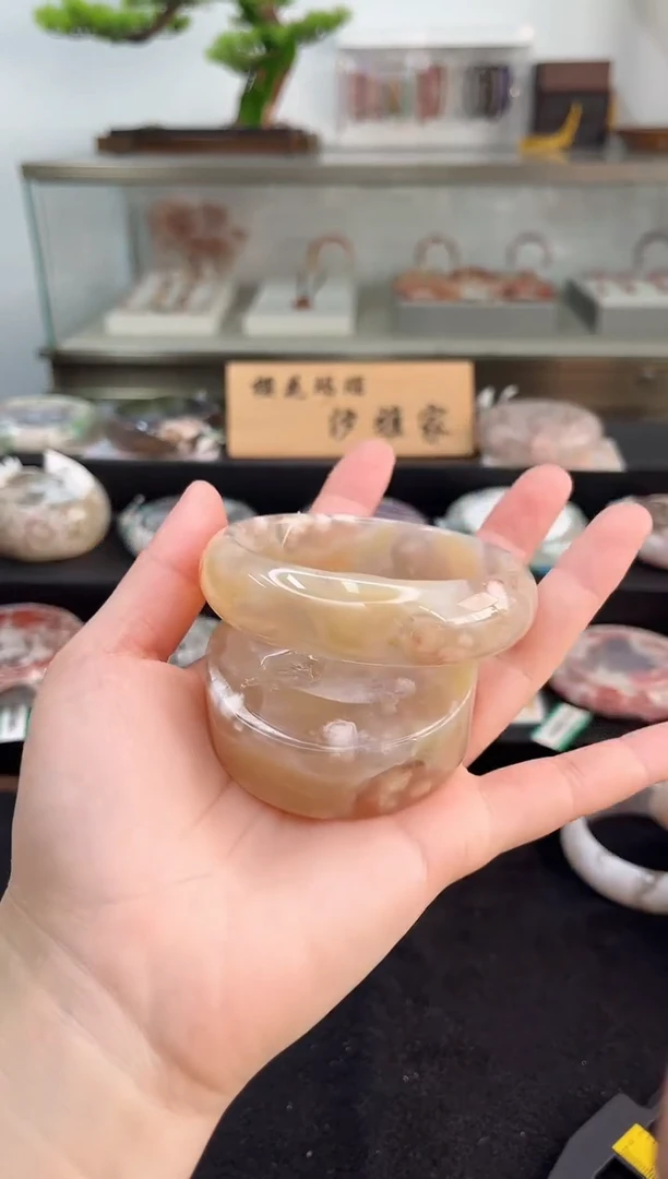 未镶嵌手镯石英质玉60圈口（赠品镯心）384897