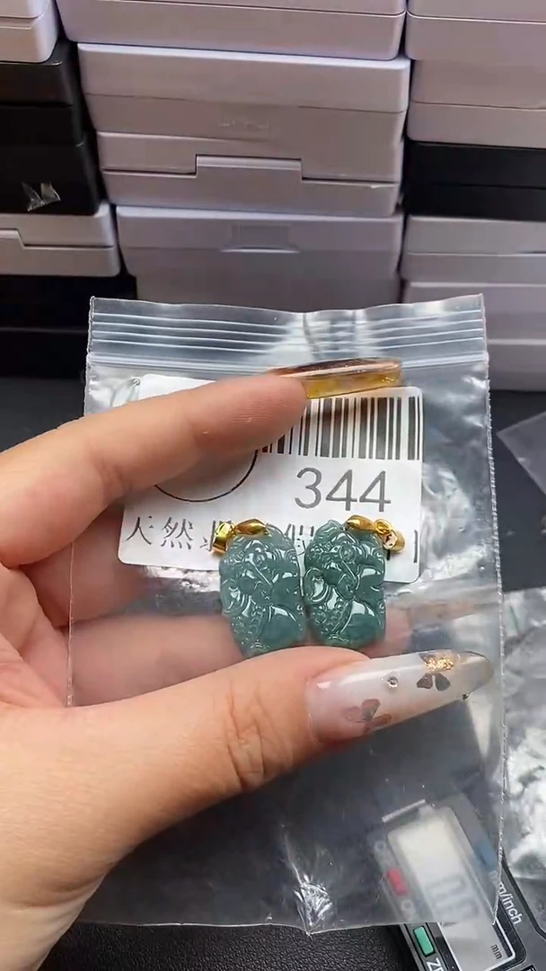 吊坠(不含链)未镶嵌翡翠344