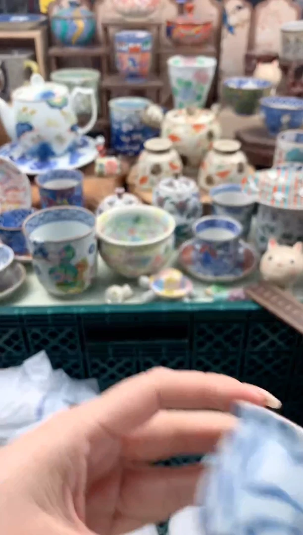 瓷片吉*吉206号九姑娘工艺品瓷器