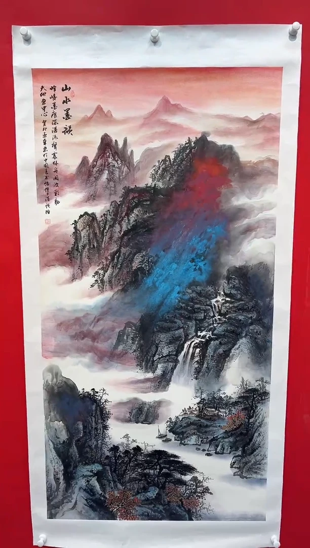 国画画家陆远华纯手绘原作