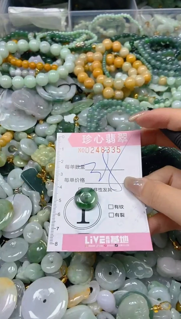 翡翠未镶嵌颈饰闪购0248335
