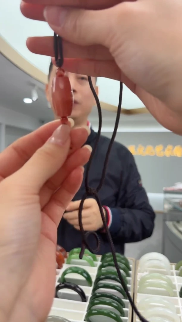 未镶嵌南红玛瑙挂件12