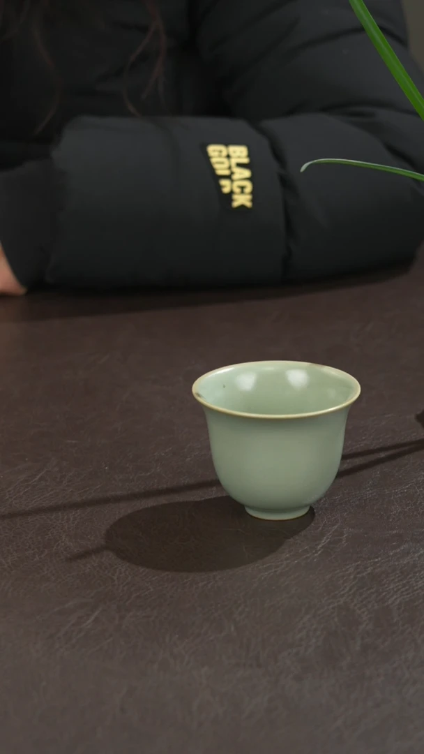瓷瓷 宣宝汝瓷原矿原釉手工作品微瑕