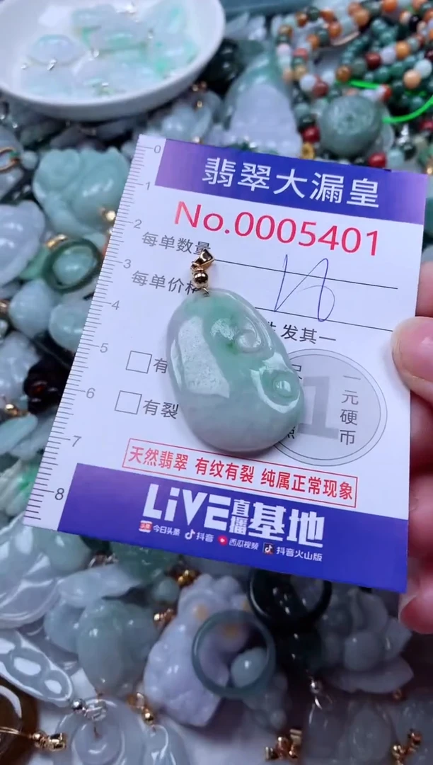 吊坠(不含链)未镶嵌翡翠5401